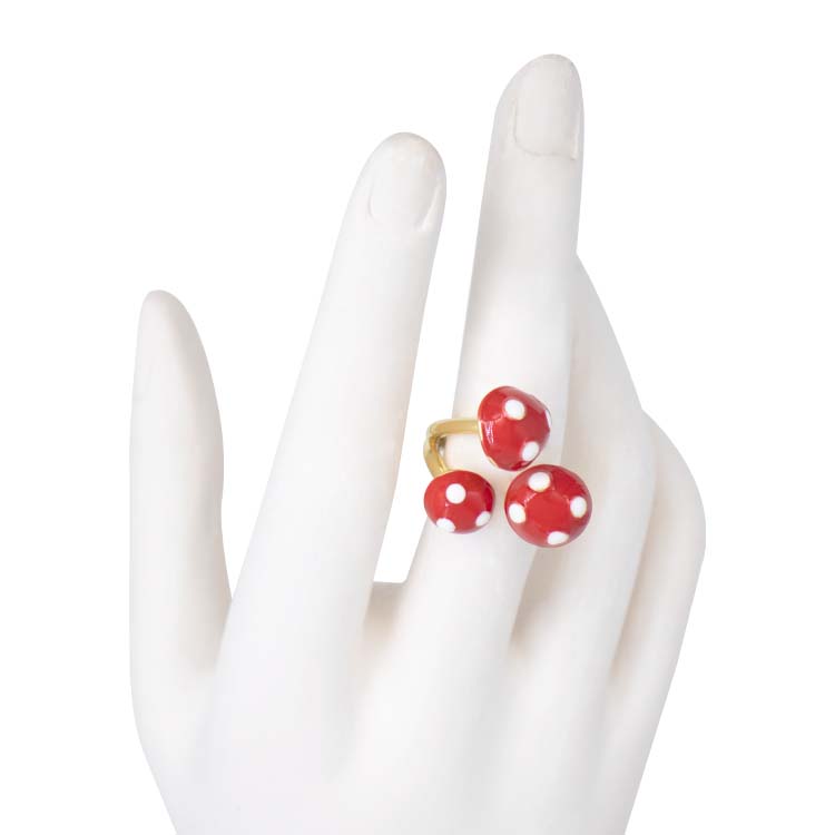 ANILLO MULTI HONGO BAÑO EN RODIO
