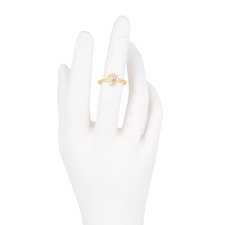 ANILLOS EN RODIO TIPO GOTA