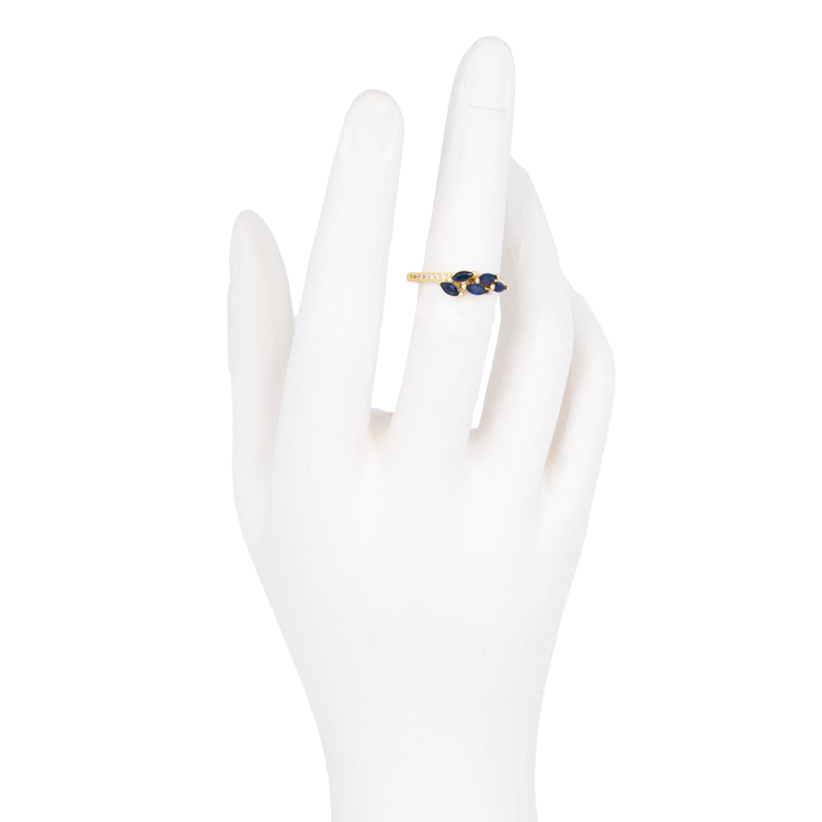 ANILLOS EN RODIO HOJA