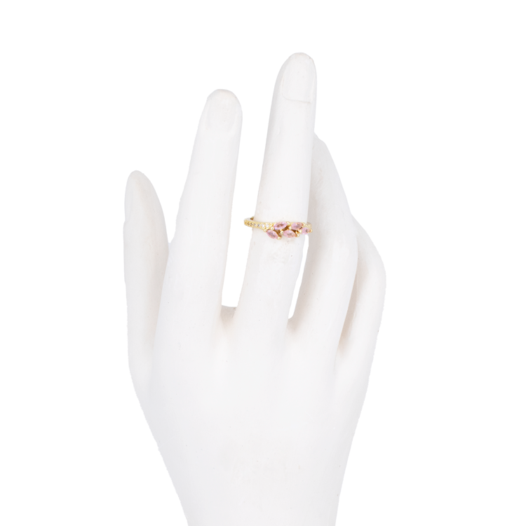ANILLOS EN RODIO HOJA