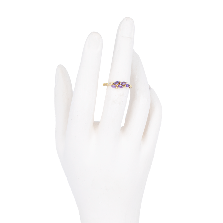 ANILLOS EN RODIO HOJA