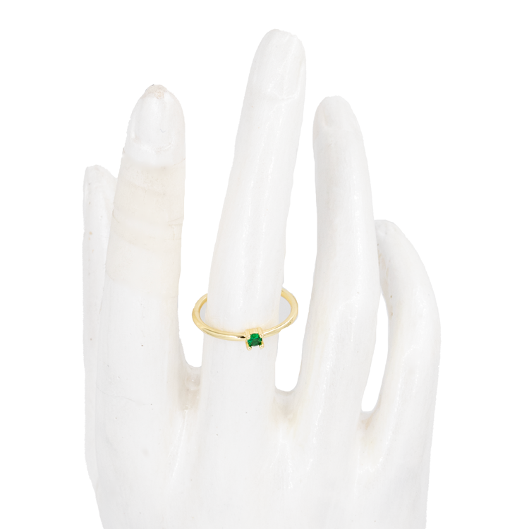 ANILLO SENCILLO BAÑO EN RODIO