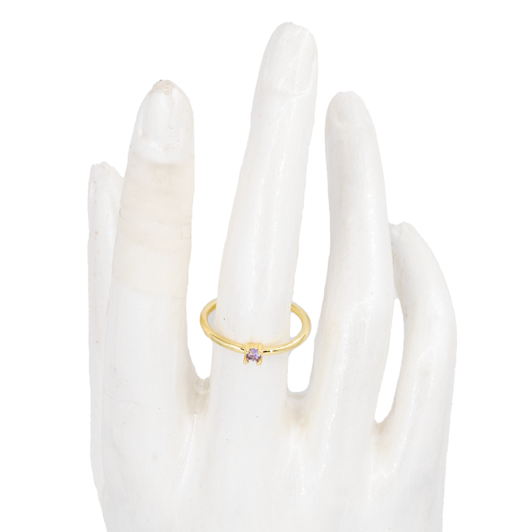 ANILLO SENCILLO BAÑO EN RODIO