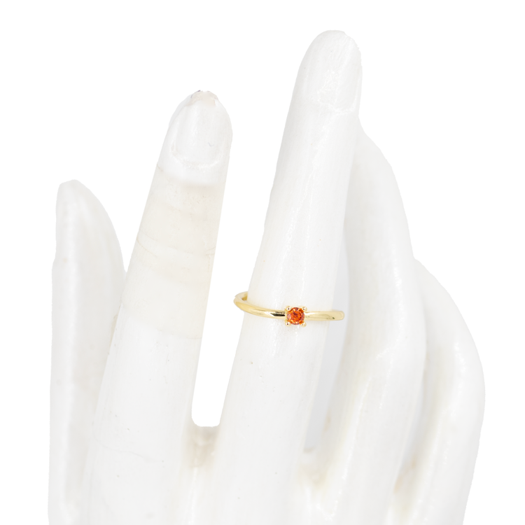 ANILLO SENCILLO BAÑO EN RODIO
