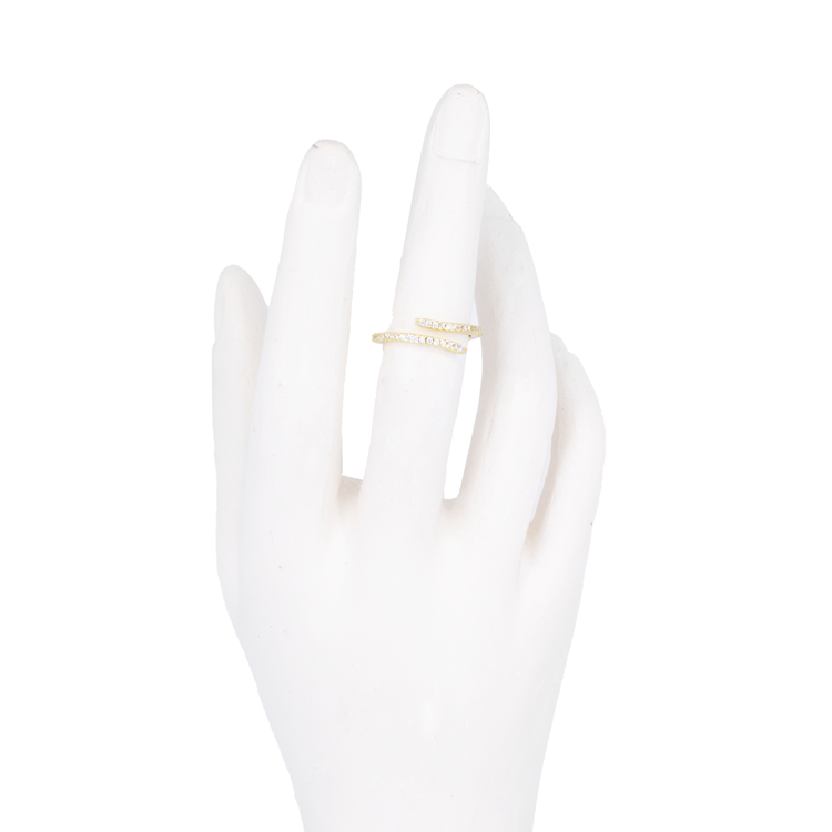 ANILLOS TIPO SERPIENTE DELGADOS BAÑO EN RODIO