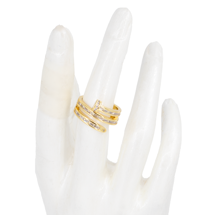 ANILLO CHUNKY CLAVO TIPO CARTIER