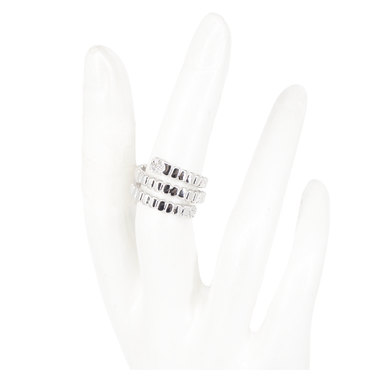 ANILLO ESPIRALES ENVOLVENTE BAÑO EN RODIO