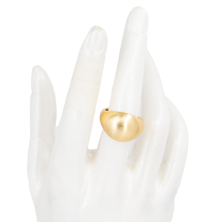 ANILLO CHUNKY DORADO EN RODIO