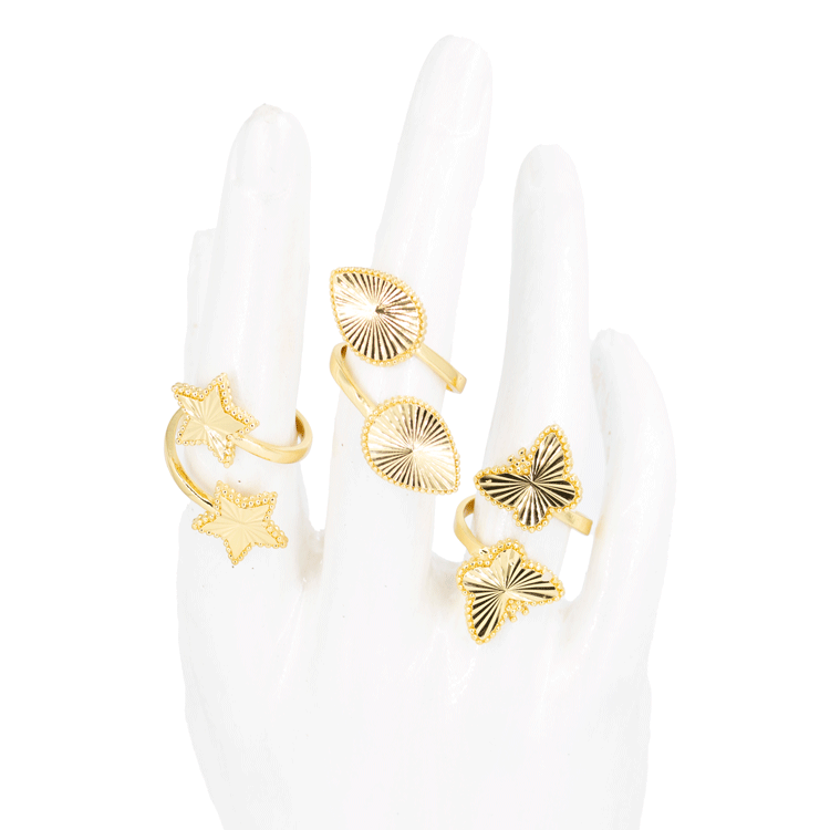ANILLOS DIAMANTADOS PLANOS BAÑO EN RODIO