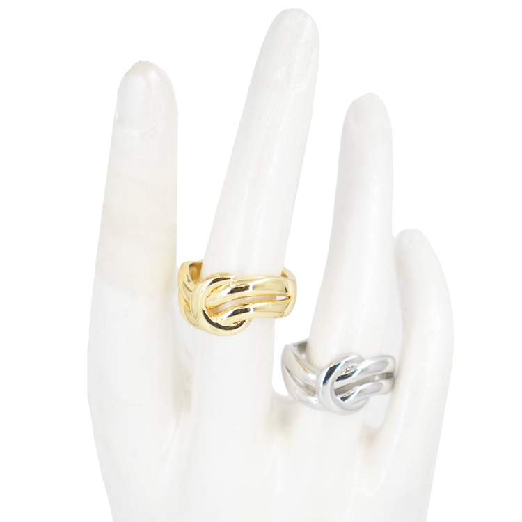 ANILLO LUNA BAÑO EN RODIO