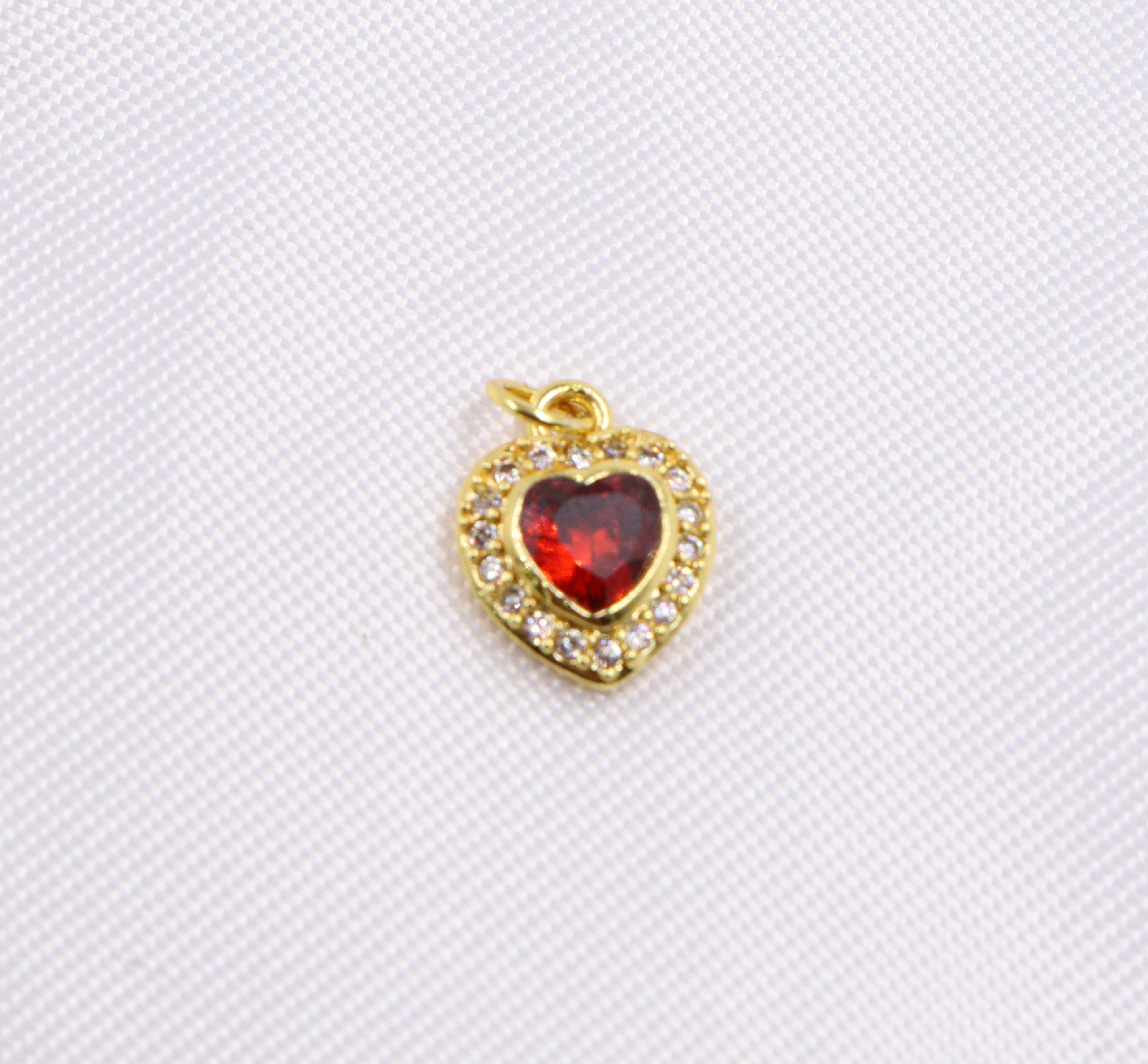 RD-837 DIJE EN RODIO CORAZONES PEQUEÑOS