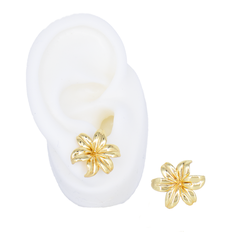 TOPO FLOR RAPULSEL BAÑO EN RODIO