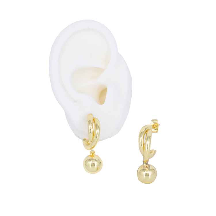 TOPO DOBLE C CON BALIN BAÑO EN RODIO