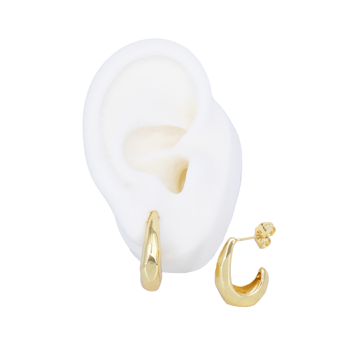 TOPO GOTA DIAMANTADO DORADO BAÑO EN RODIO