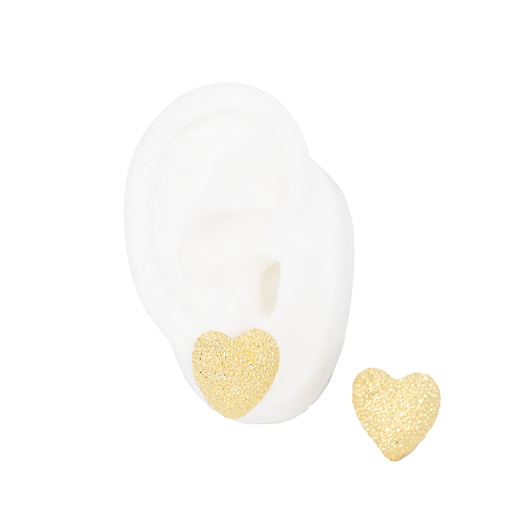 TOPO CORAZÓN PUNTILLISMO BAÑO EN RODIO