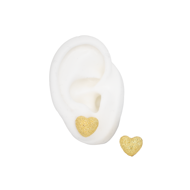 TOPO CORAZÓN AZUCARADO MEDIANO BAÑO EN RODIO