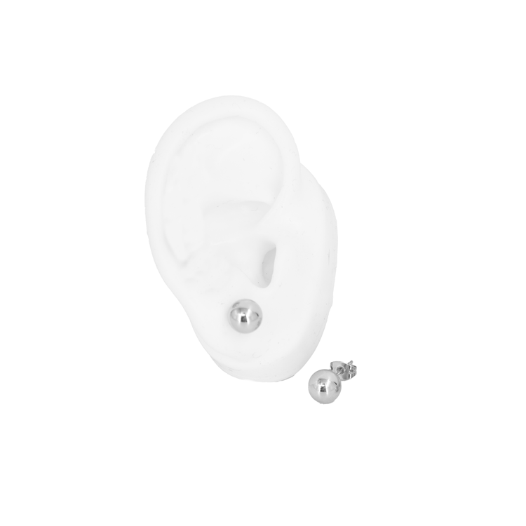 TOPO BALIN 8MM BAÑO EN RODIO