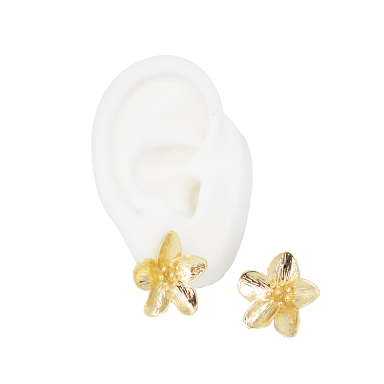 TOPO FLOR DORADA RAPUNZEL BAÑO EN RODIO CR-912