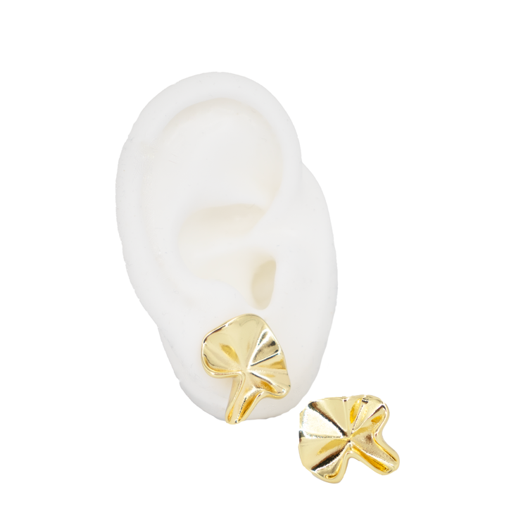 TOPO HOJA TALLADA BAÑO EN RODIO