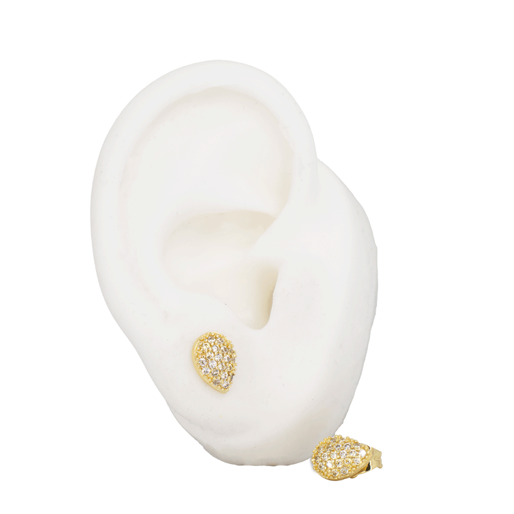 TOPO GOTA CIRCONES BAÑO EN RODIO