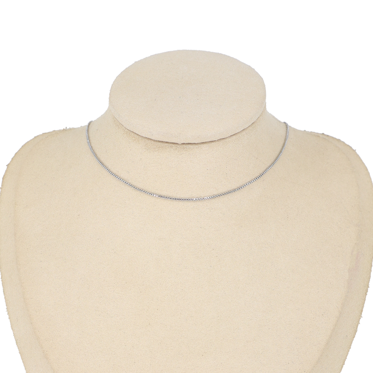 COMBOS x12und CADENA PUNTA AGUJA BAÑO EN RODIO