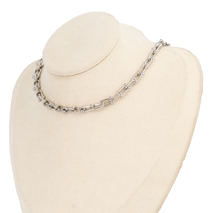 CADENAS ESLABÓN LISO BAÑO DE RODIO