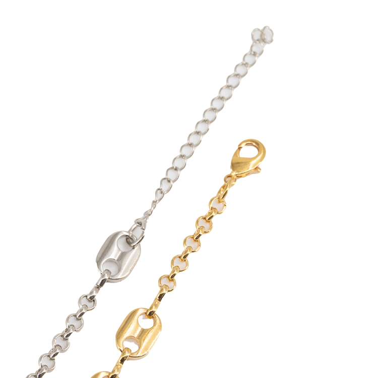 CADENAS GUCCI BAÑO DE RODIO