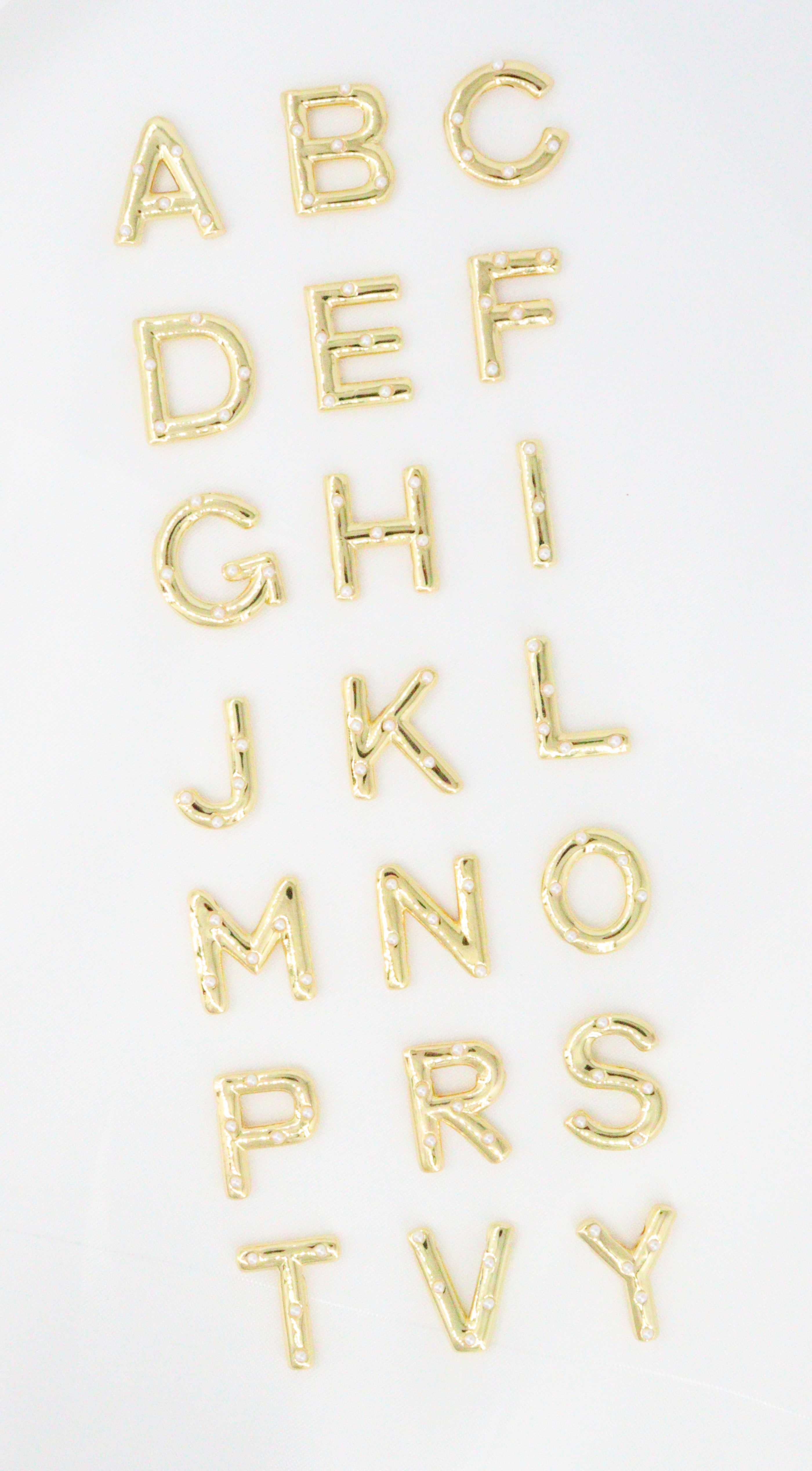 LETRAS PASADOR CIRCON BLANCO CHUNKY