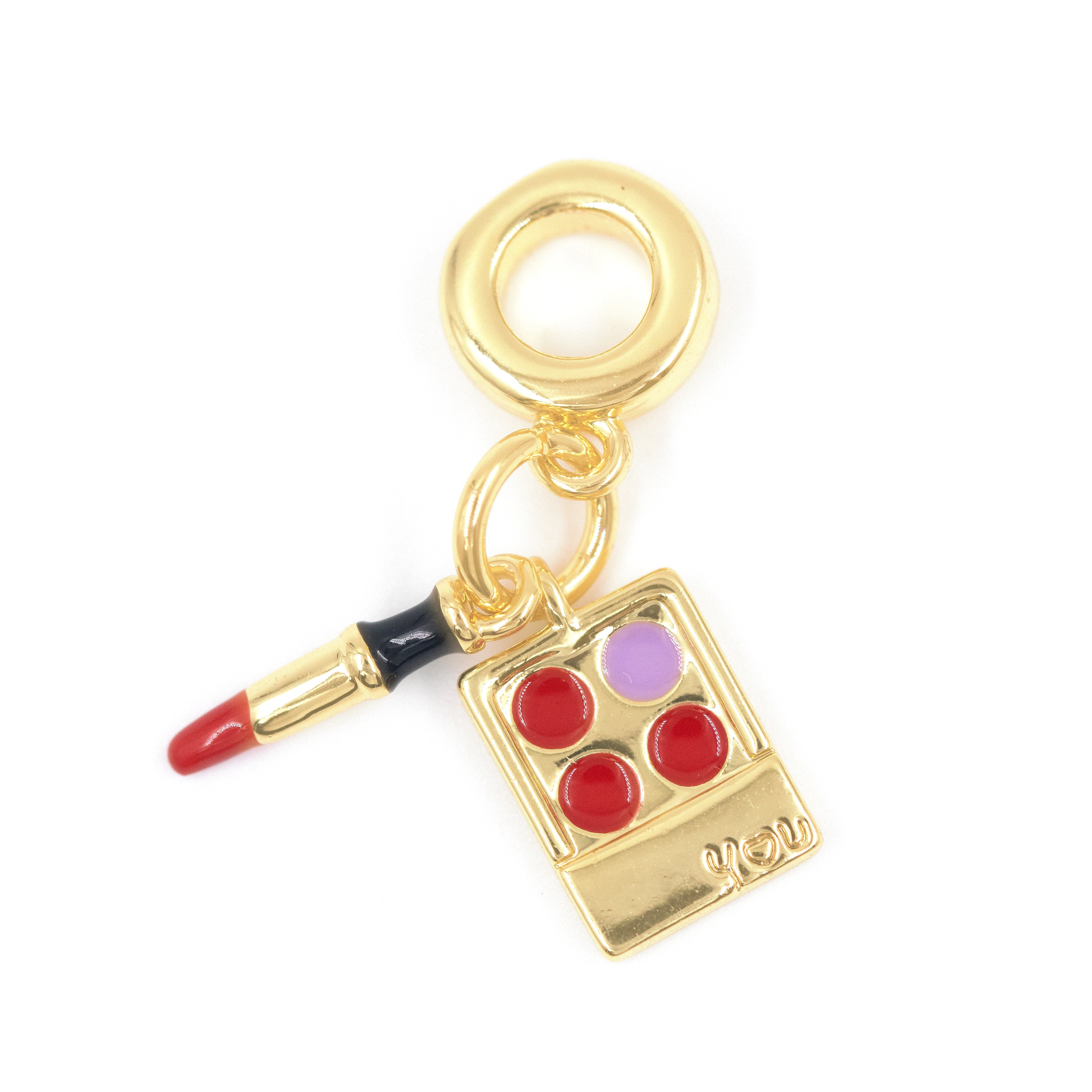 DIJE CHARM MINI MAQUILLAJE BAÑO EN RODIO