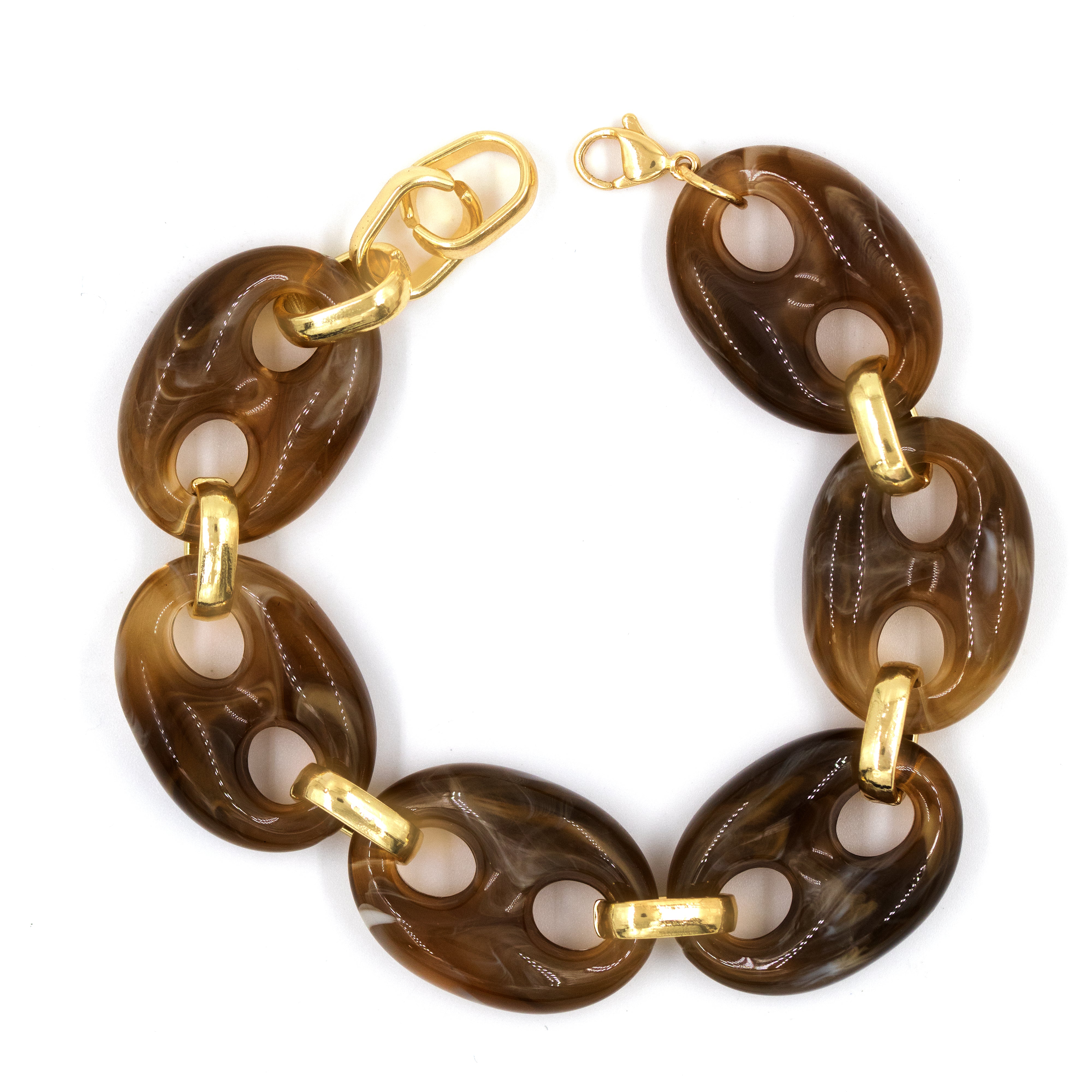 PULSERA GUCCI BAÑO EN RODIO