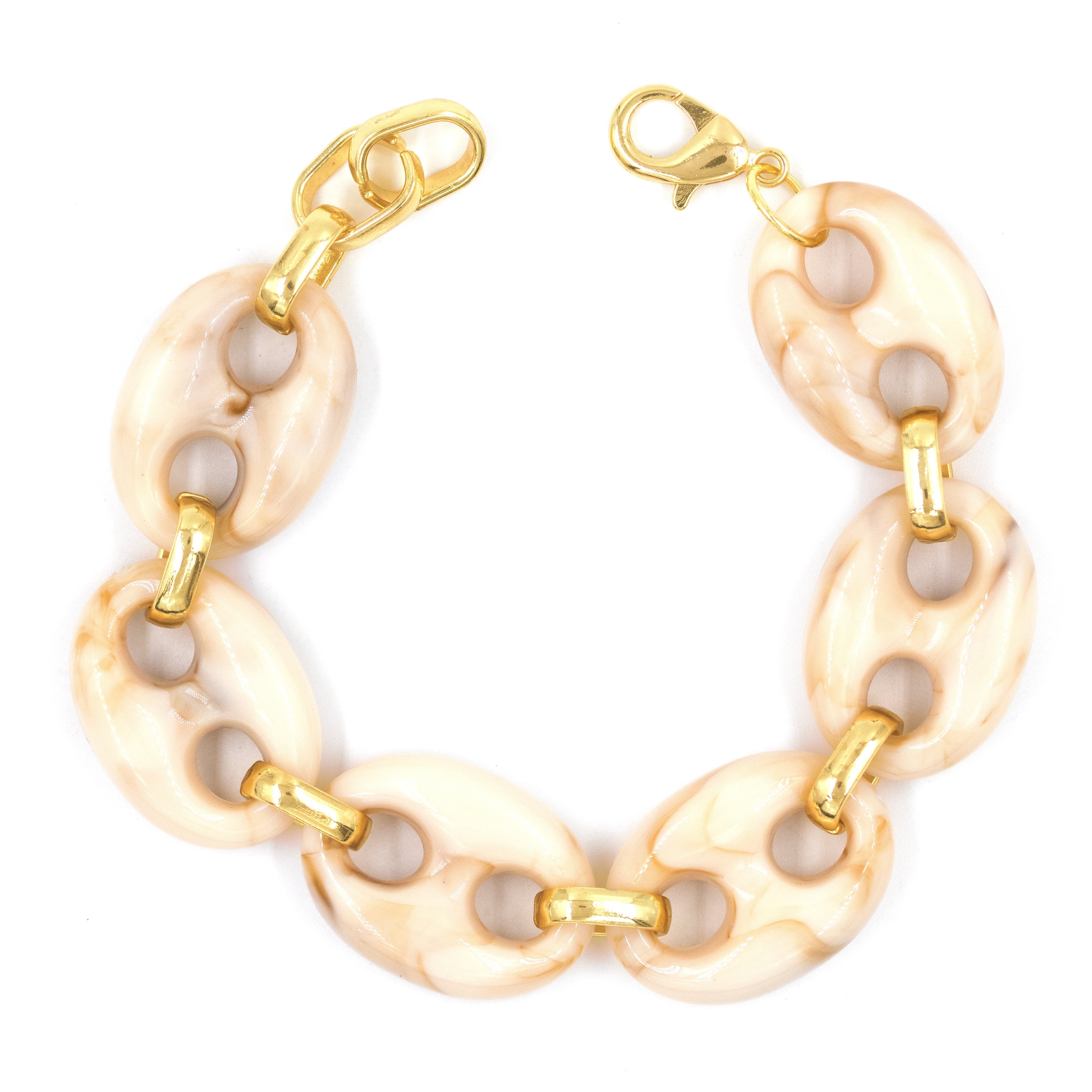 PULSERA GUCCI BAÑO EN RODIO