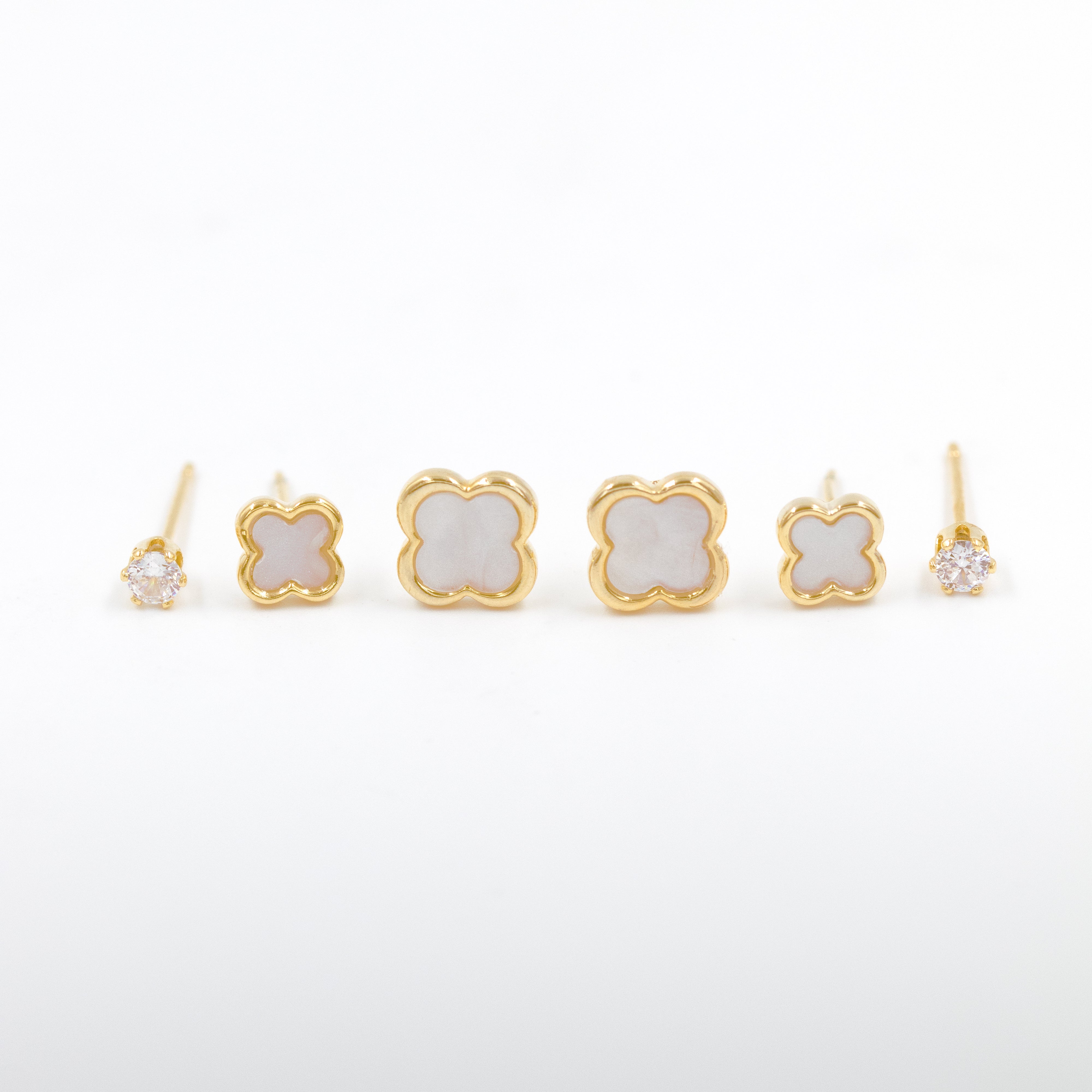 SET X3 DE TOPOS Y CANDONGAS BAÑO EN RODIO