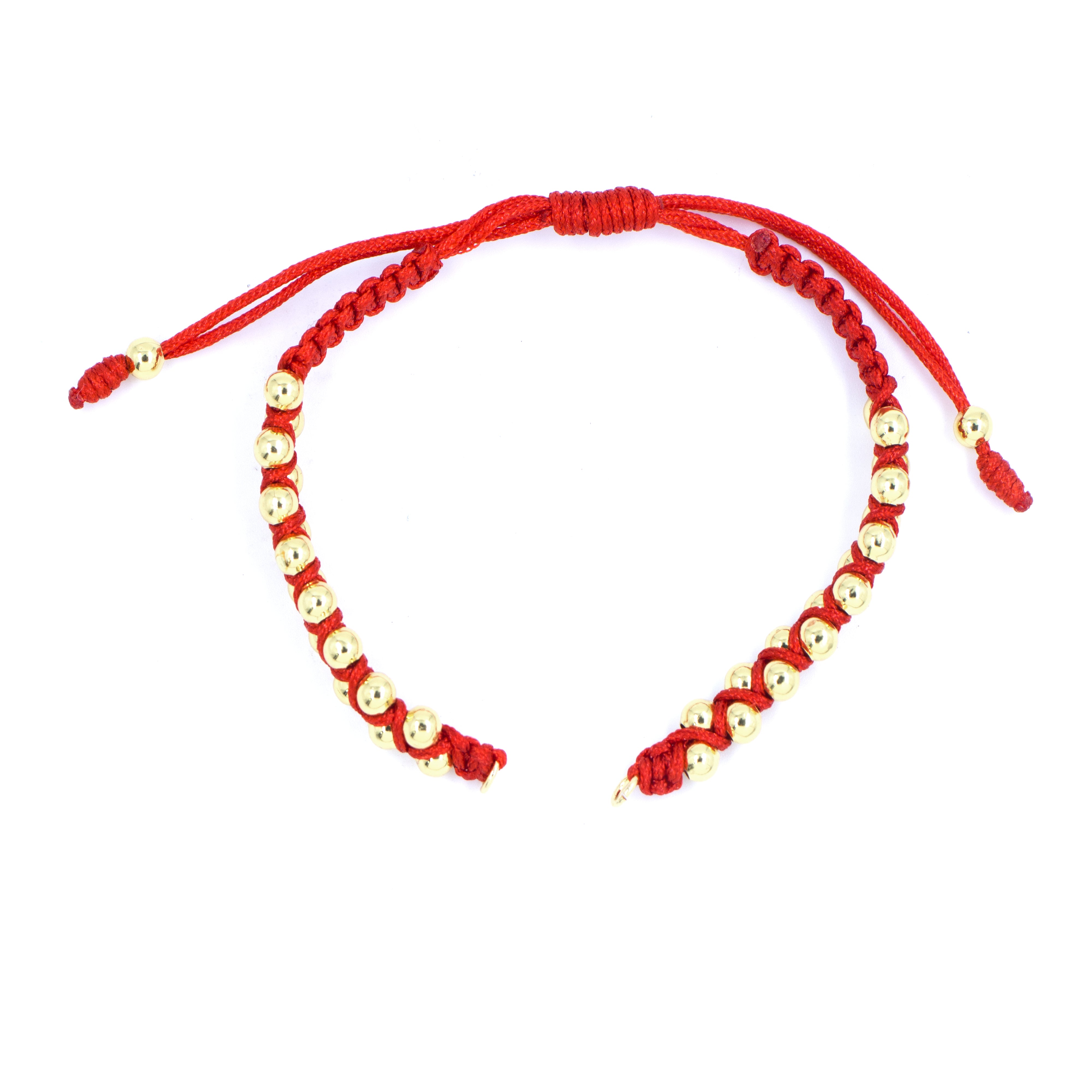 PULSERA DE ENSAMBLE BALIN DOBLE TEJIDO BEIGE BAÑO EN RODIO