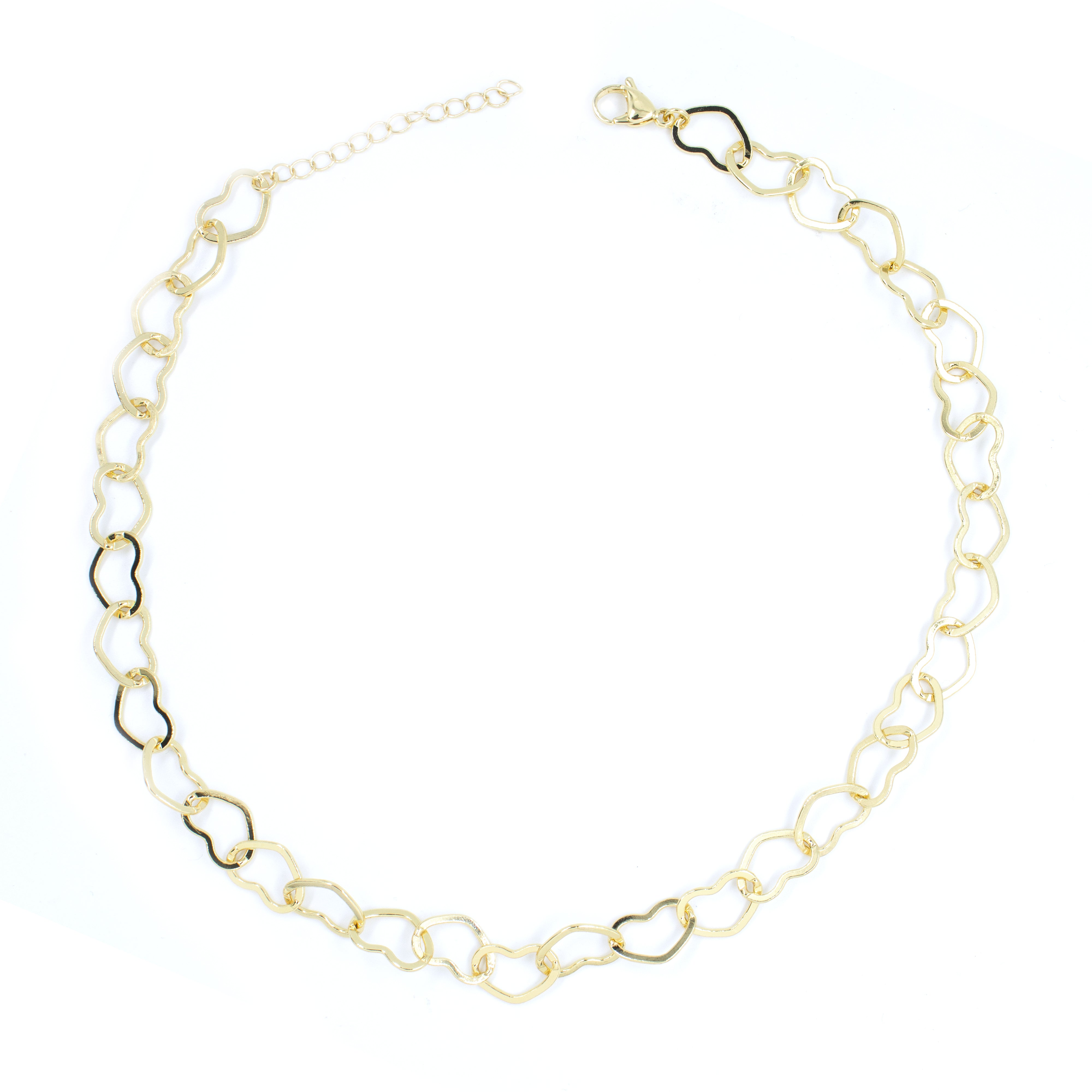 PULSERA CADENA DE AMOR BAÑO EN RODIO