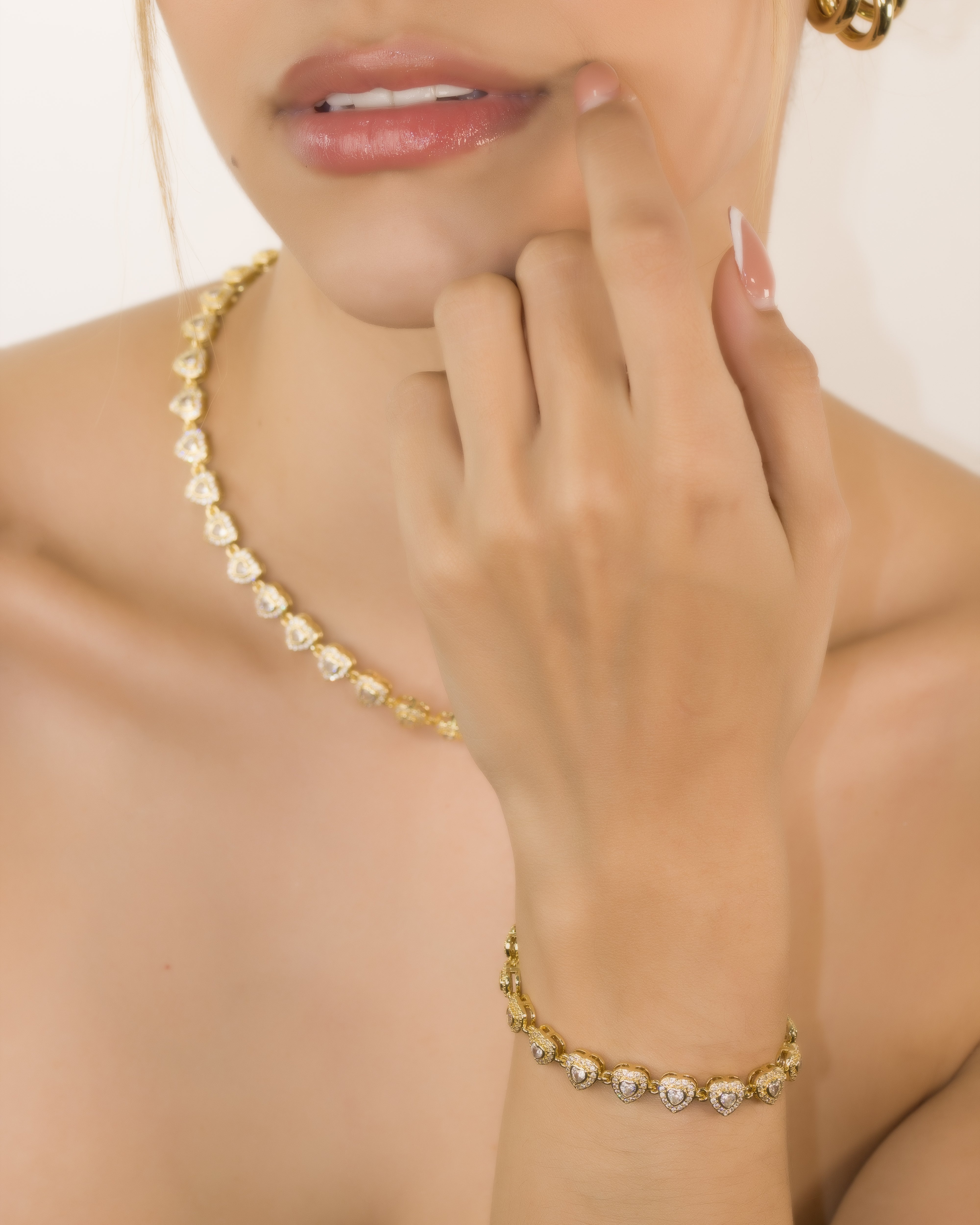 PULSERA LOVE SHINE BROCHE BAÑO EN RODIO