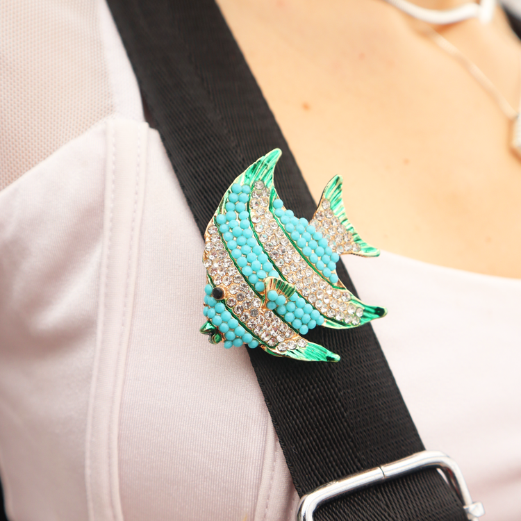 PIN  PEZ AZUL VERDE MURANO