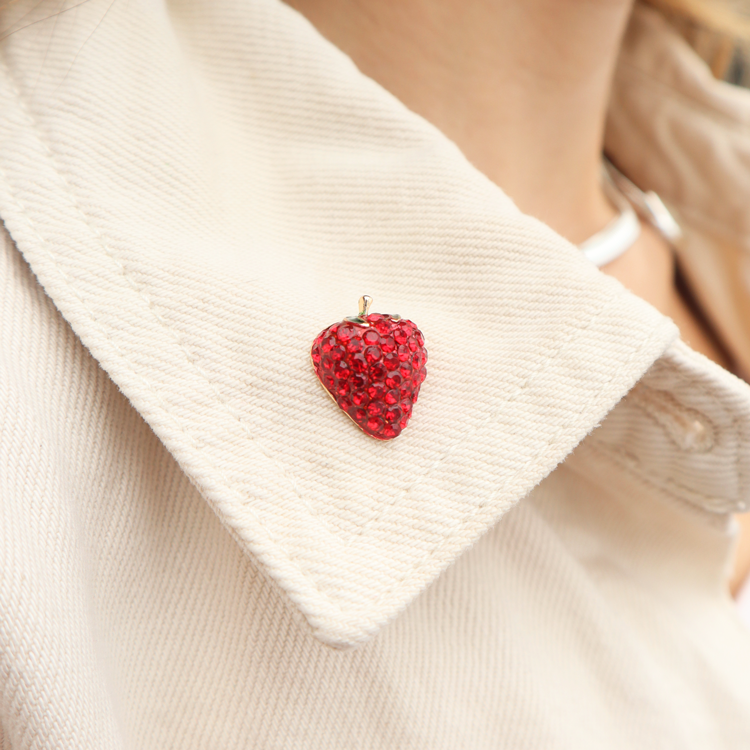 PIN MINI FRESA BAÑO EN RODIO