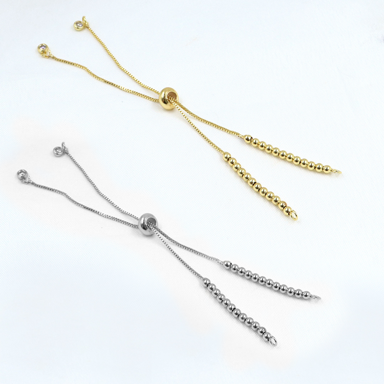 PULSERAS DE ENSAMBLE PLATEADA Y DORADA EN RODIO