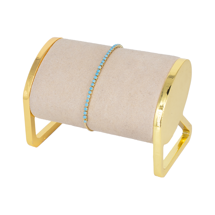 PULSERA MICROCIRCON DORADA EN RODIO