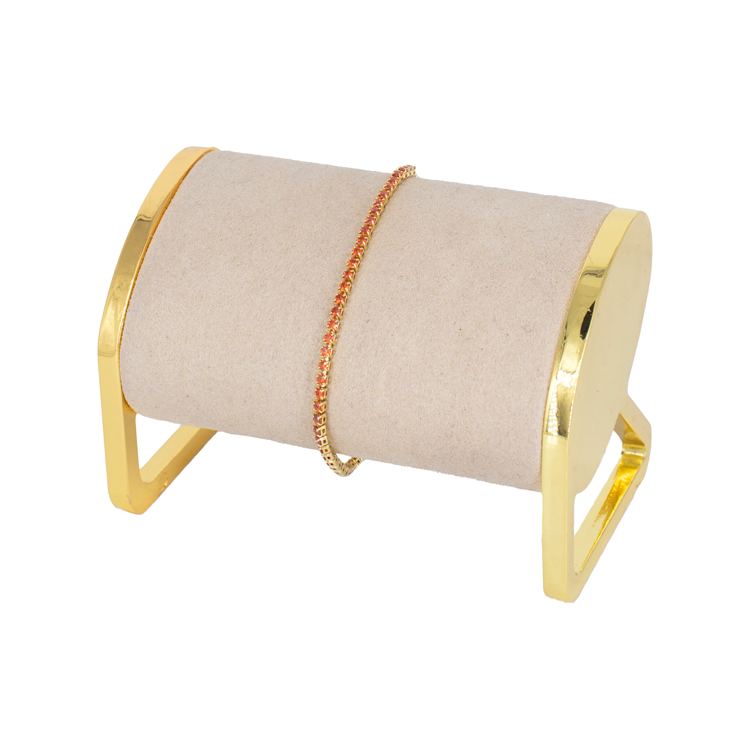 PULSERA MICROCIRCON DORADA EN RODIO