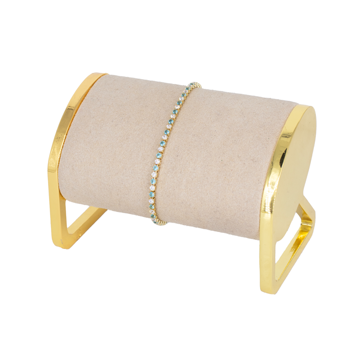 PULSERA MICROCIRCON DORADA EN RODIO