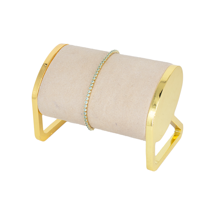 PULSERA MICROCIRCON DORADA EN RODIO