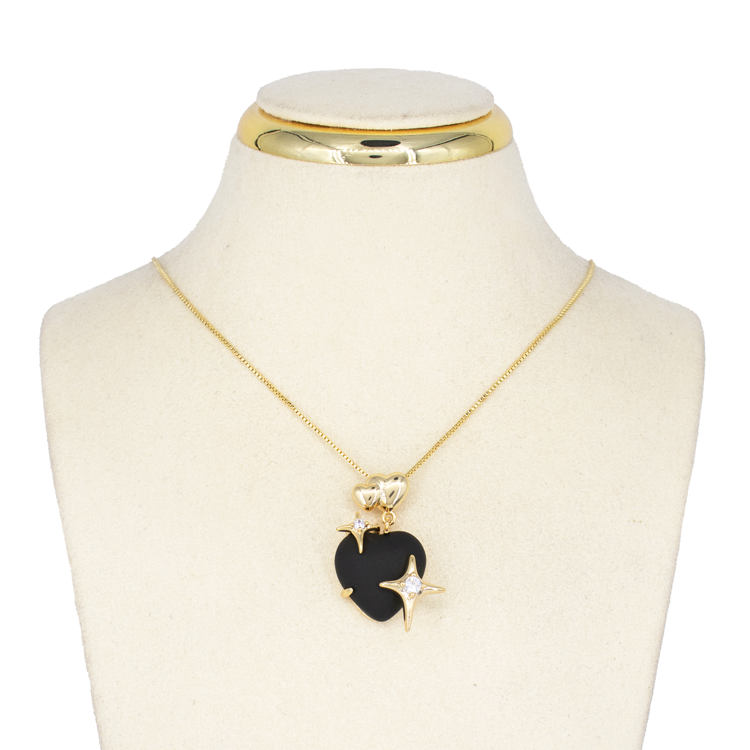 DIJE CORAZÓN ACRILICO EN RODIO