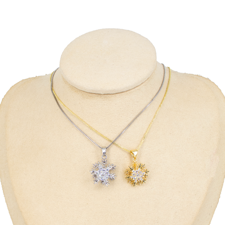 DIJE ANTIESTRES COPO DE NIEVE EN RODIO