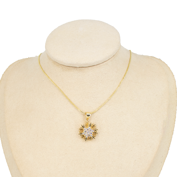 DIJE ANTIESTRES COPO DE NIEVE EN RODIO