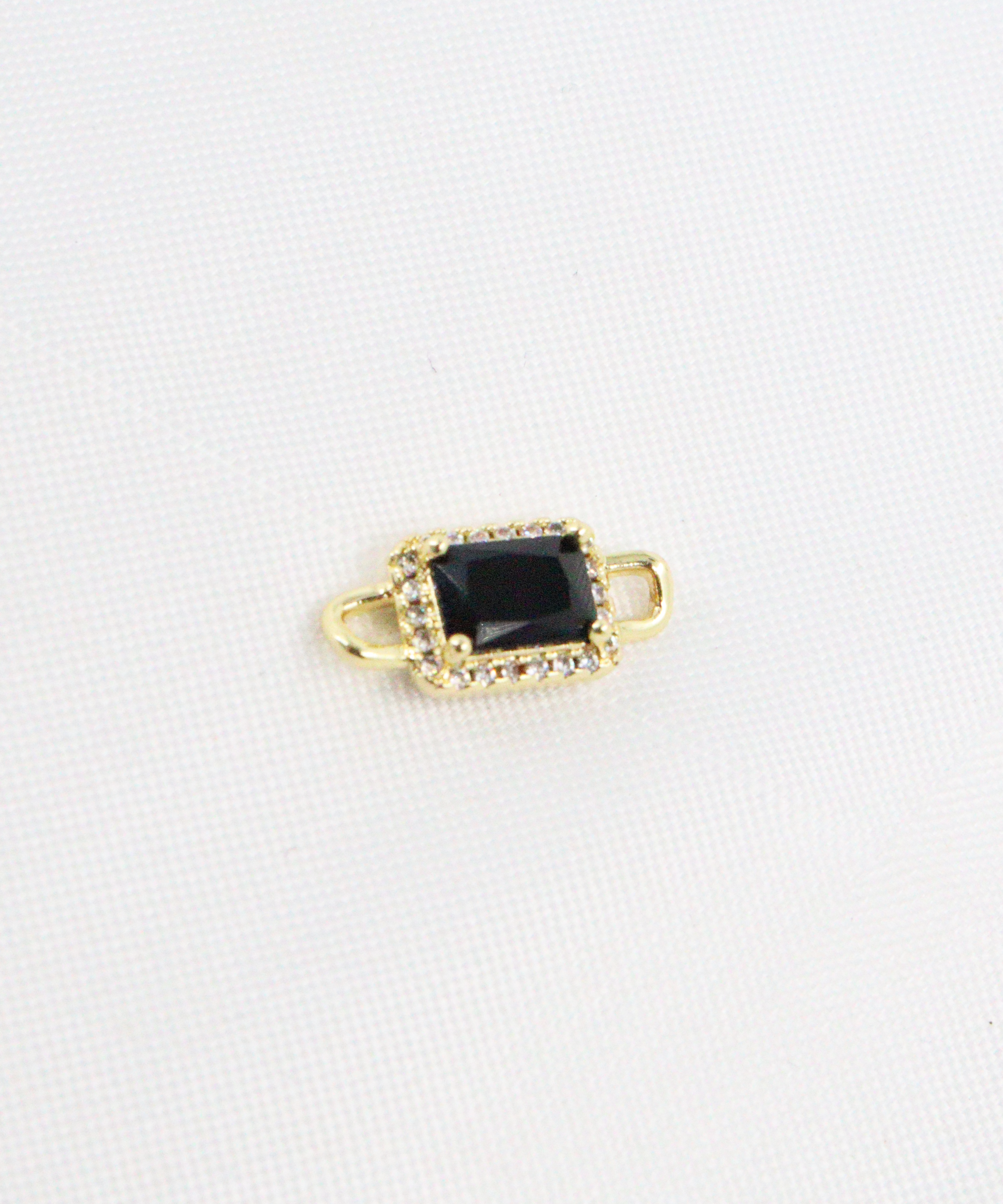 DIJE PASADOR CUADRADO EN RODIO