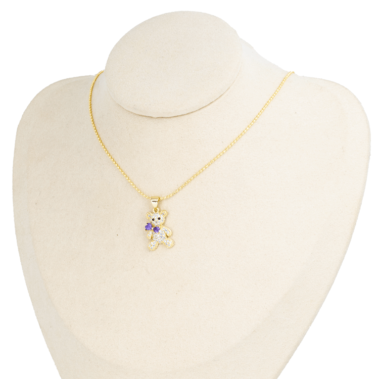 DIJE OSO PEQUEÑO BAÑO EN RODIO