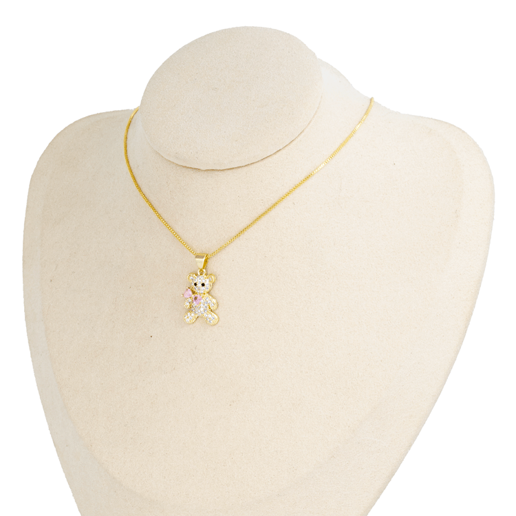 DIJE OSO PEQUEÑO BAÑO EN RODIO