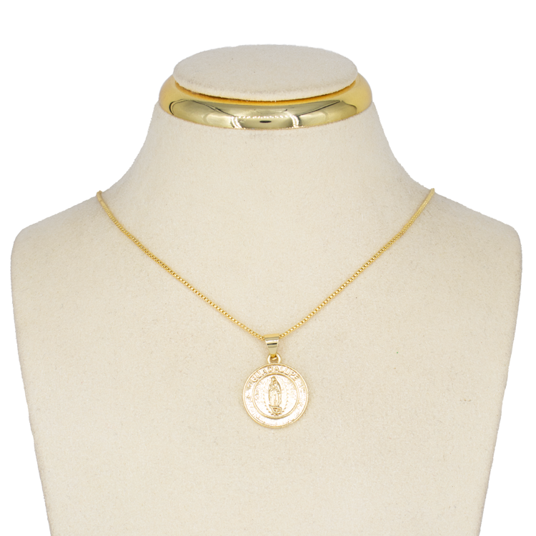 DIJE VIRGEN DE GUADALUPE BAÑO EN RODIO