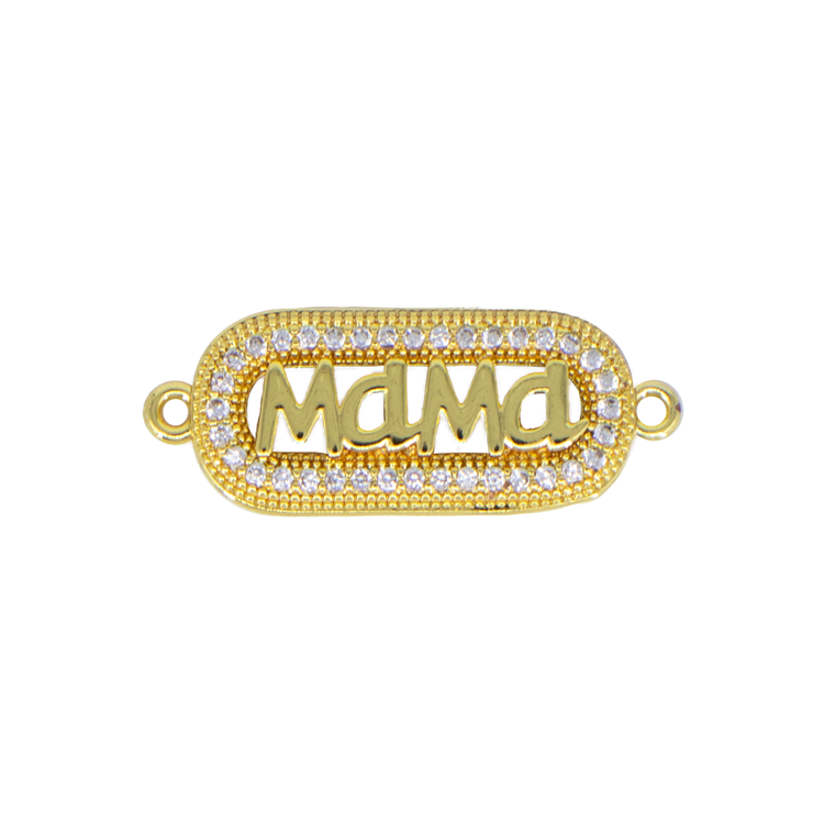 DIJE MAMÁ CIRCONADO BAÑO EN RODIO